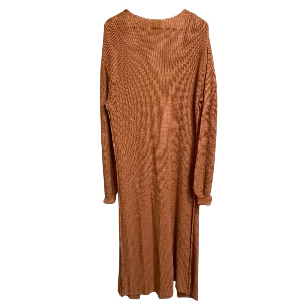 NWT Lucca Couture Maia Linen Cotton Knit Jogger and Duster Set in Clay Sz Small - Picture 6 of 14